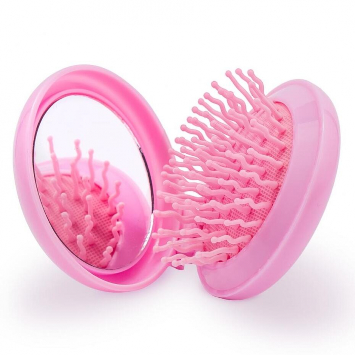 Set 12 perii de par pentru copii pliabile cu oglinda si joc labirint Martinelia 3015w [3]