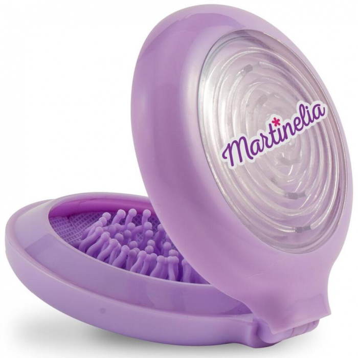 Set 12 perii de par pentru copii pliabile cu oglinda si joc labirint Martinelia 3015w [2]