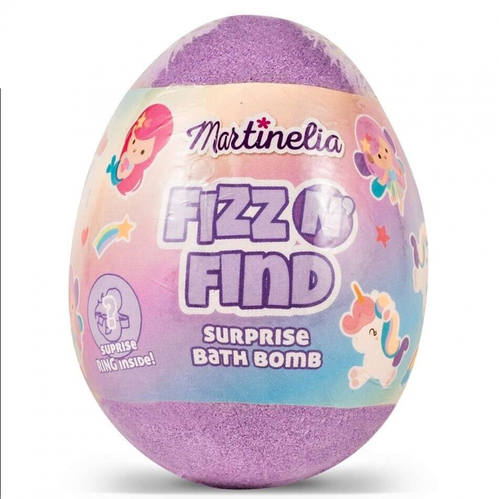 Set 16 bile de baie efervescente cu surpriza pentru copii Martinelia, 98212, 150 g [6]