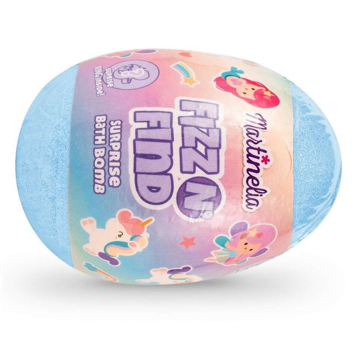 Set 16 bile de baie efervescente cu surpriza pentru copii Martinelia, 98212, 150 g [2]