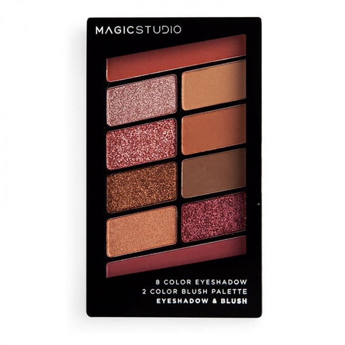 Set 16 bucati Paleta fard de pleoape și fard de obraz Shaky Magic Studio 60740 [4]