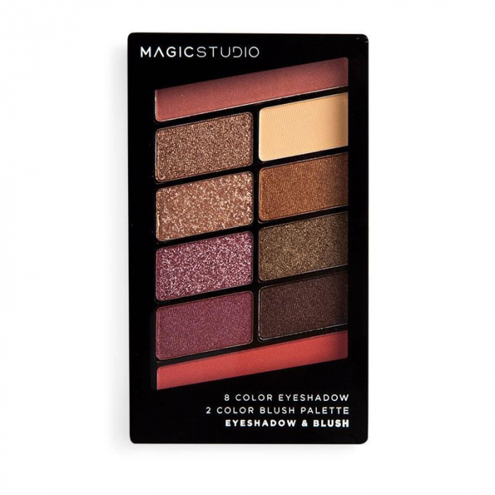 Set 16 bucati Paleta fard de pleoape și fard de obraz Shaky Magic Studio 60740 [5]