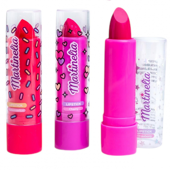 Set 18 bucati ruj de buze pentru fetite Juicy World 35077, Martinelia 4g [2]