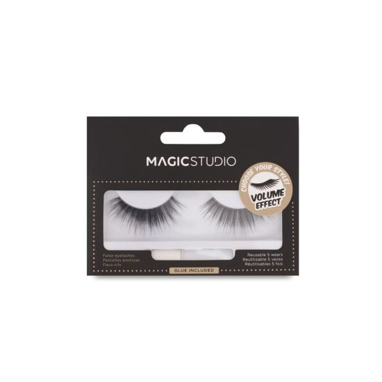 Set 2 gene vegane pentru volum Faux Mink Magic Studio 10011, Volume Effect, negre [1]