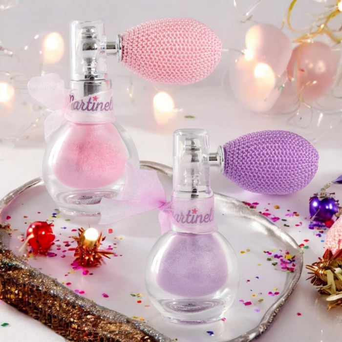 Set 2 Sclipici corp cu pulverizator Fairy Dust, pentru fetite, Mov & Roz, Martinelia [3]