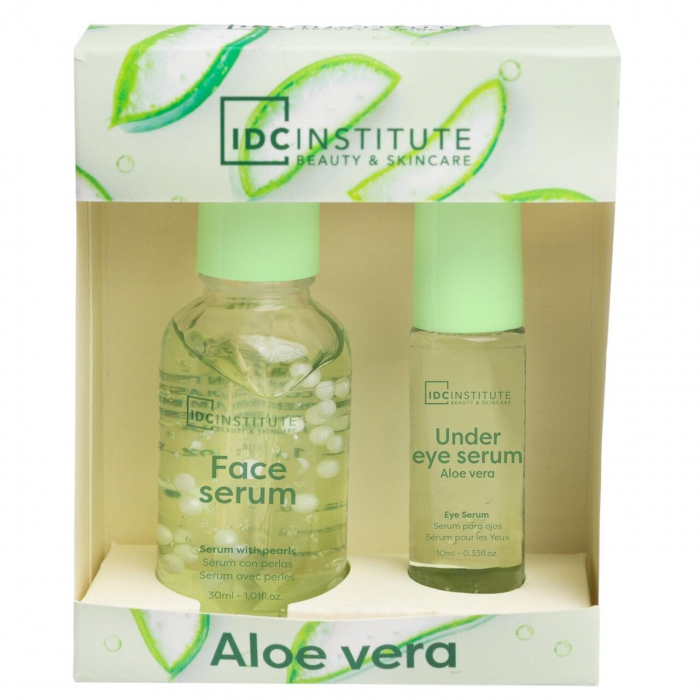 Set 2 Seruri pentru ingrijire faciala Aloe Vera Shinning, IDC Institute, 44156 [2]