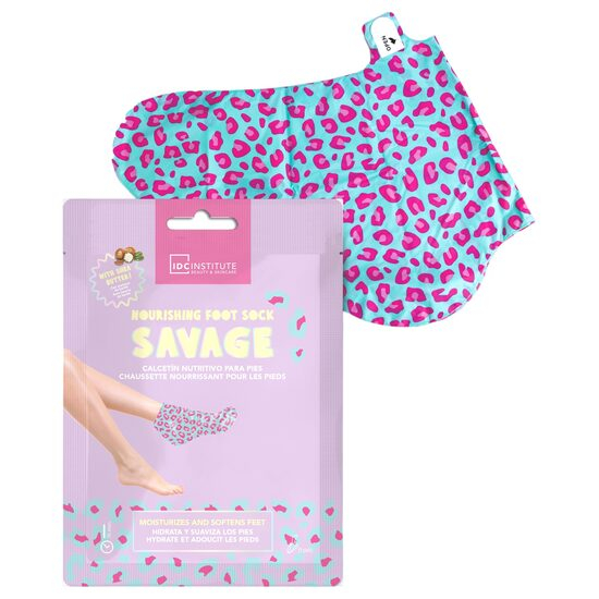 Set 2 sosete hidratante pentru picioare Savage, IDC Institute 11133 [1]