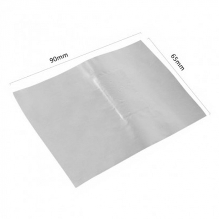 Set 20 servetele aluminiu Lila Rossa, pentru indepartarea ojei semipermanente, fara lichid [2]