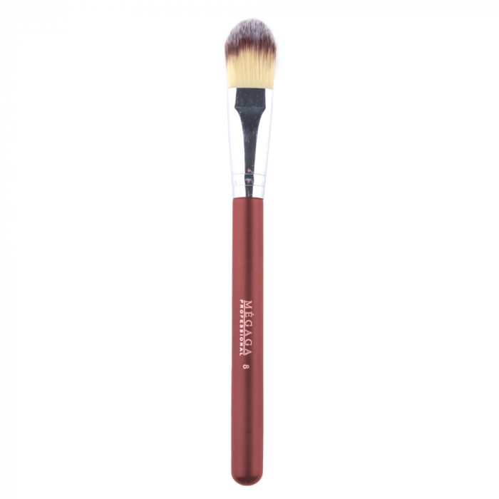 Set 22 pensule makeup Megaga cu husa visinie [3]