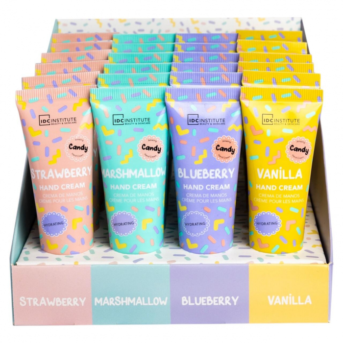 Set 24 bucati crema de maini Candy, 30 ml, 68039, IDC Institute [3]