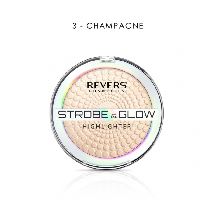 Set 24 bucati Iluminator pudra, Strobe and Glow, Revers, 1-4, 8 g [8]