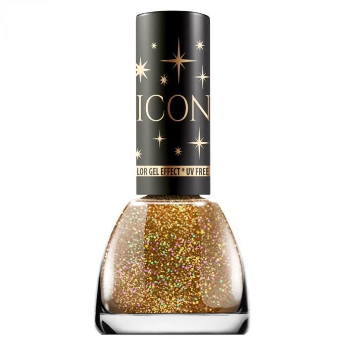 Set 24 bucati lac de unghii Icon Glitter, Revers [10]