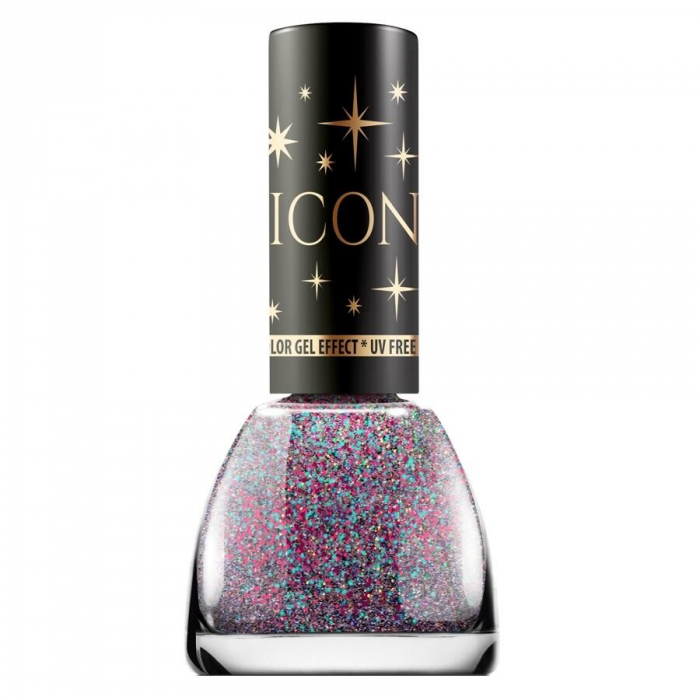 Set 24 bucati lac de unghii Icon Glitter, Revers [3]