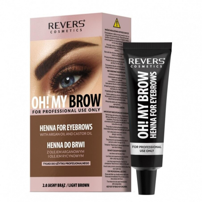 Set 24 Bucati Vopsea de sprancene Henna Oh! My Brows, Revers, 30ml [2]
