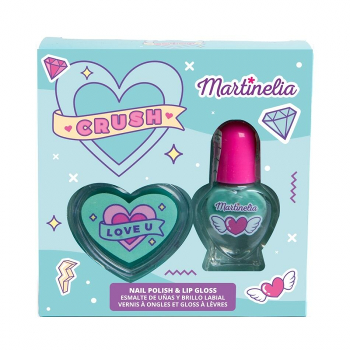 Set 24 de pachete cu gloss de buze si lac de unghii Crush Nail Duo, Martinelia, 82500 [2]
