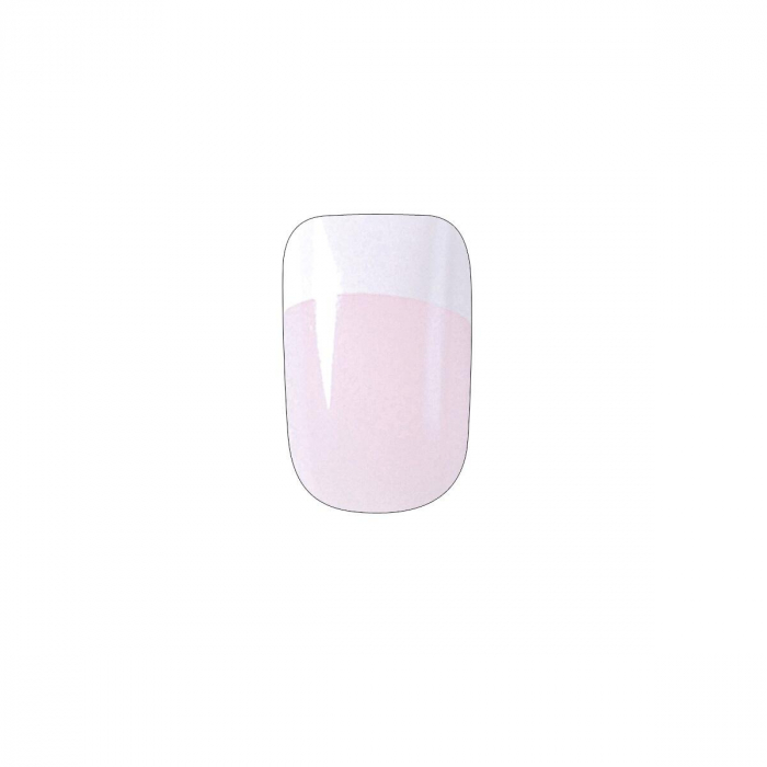 Set 24 unghii artificiale Top Choice, 78415, french patrate [2]