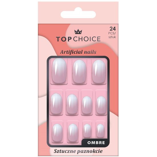 Set 24 unghii artificiale Top Choice, 78439, Ombre [1]
