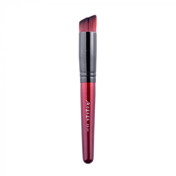Set 26 pensule makeup, Megaga, Lila Rossa, cu husa neagra [2]