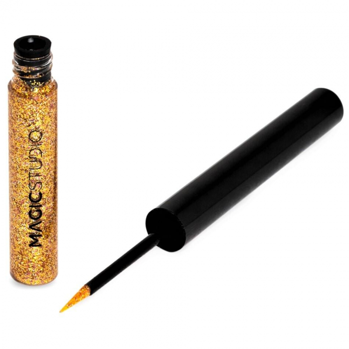 Set 3 bucati Eyeliner liquid Glitter Magic Studio 24192, argintiu, auriu, roz, 10.5 ml [3]