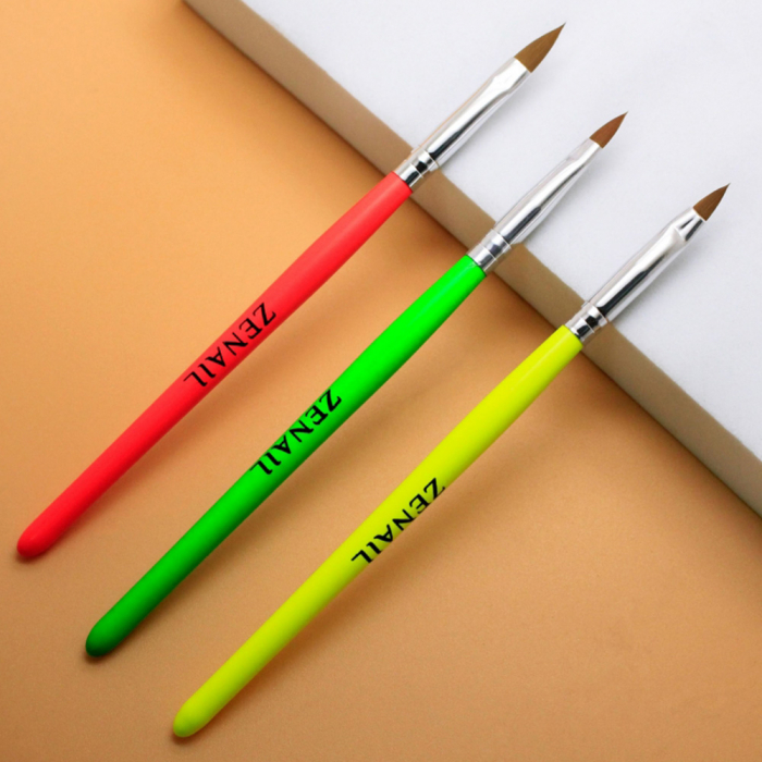 Set pensule acryl, Lila Rossa, 3 buc (nr 2, 4 si 6) [3]