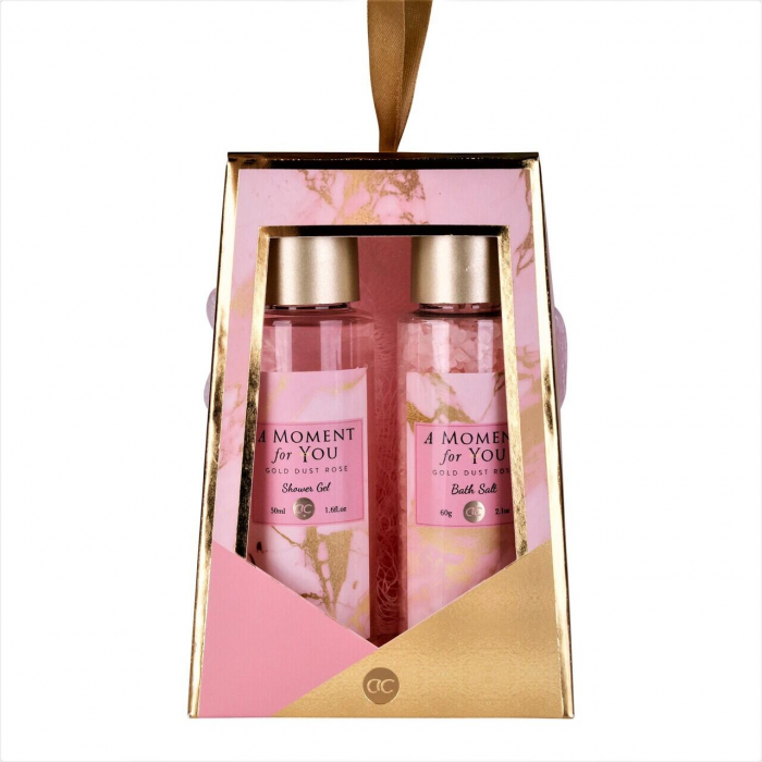 Set 3 produse de baie cu aroma de trandafiri Moment for You, Accentra 6055856, 125 ml [2]