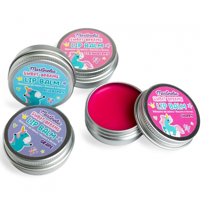 Set 32 Balsam de buze cu aroma de fructe Sweet Dreams Unicorn, Martinelia, 42154 10 g [2]