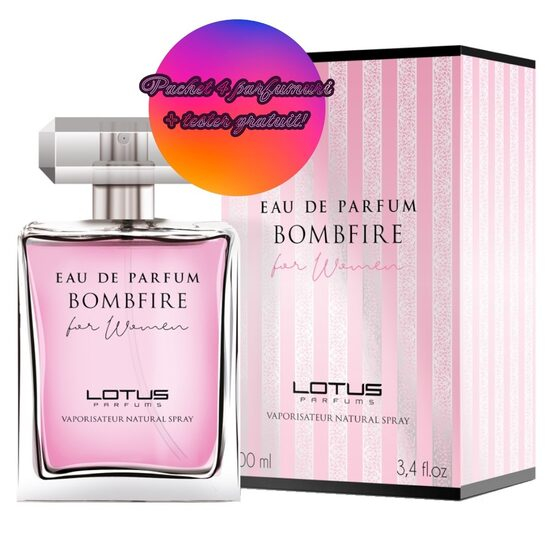 Set 4 Apa de parfum Bombfire, Revers, pentru femei, 100 ml + Tester 100 ml GRATUIT [1]