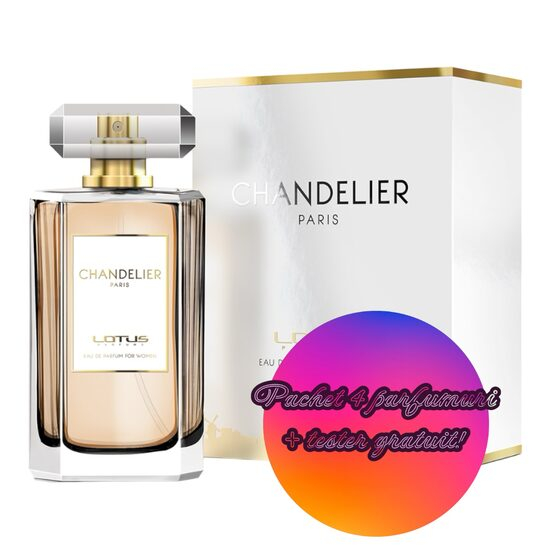 Set 4 Apa de parfum Chandelier Paris, Revers, Femei, 100 ml +Tester 100 ml GRATUIT [1]