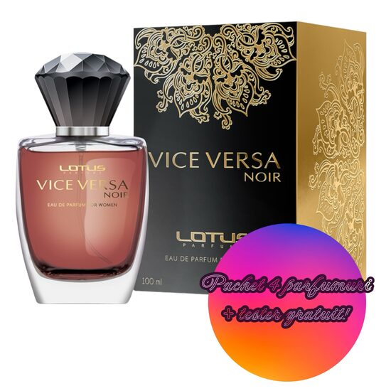 Set 4 Apa de parfum Vice Versa Noir Revers, Femei, 100 ml + Tester 100 ml GRATUIT [1]
