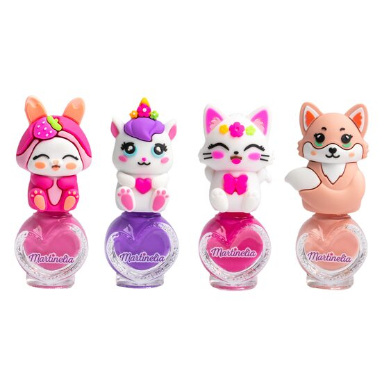 Set 4 bucati Lac de unghii Friendly Animals, 44107, Martinelia [1]
