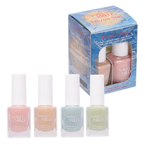 Set 4 bucati lac de unghii Frozen Sun Wild&Mild, 64710, 4x12ml [1]