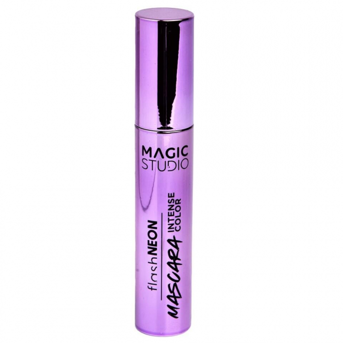 Set 4 bucati Mascara Neon Intense Color, Magic Studio 50519, 10 ml - albastru, mov, rosu, verde) [3]
