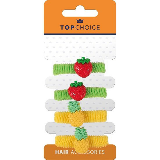 Set 4 elastice de par, pentru copii, Top Choice 26638 [1]