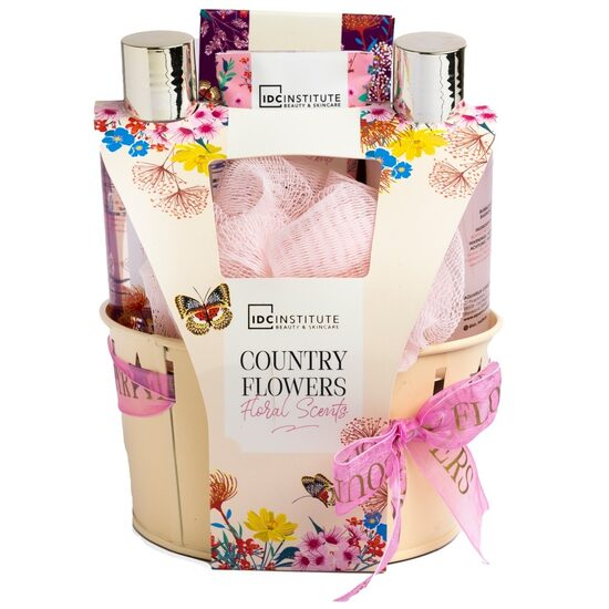 Set 5 produse de ingrijire corporala Country Flowers Bucket, 56234, IDC Institute [1]