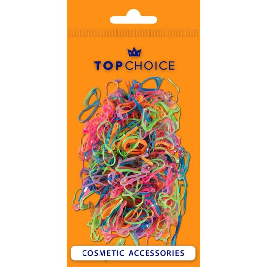 Set 500 elastice silicon multicolore Top Choice 26935 [1]