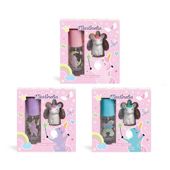 Set 6 bucati body mist si balsam de buze Mr Sweet Dreams Martinelia 24185, 103ml [1]