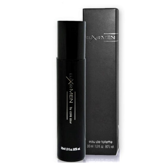 Set 7 Apa de toaleta Cote d'Azur, Elixir, Black, Barbati, 30ml Nr. 101 + 1 Tester GRATUIT [1]