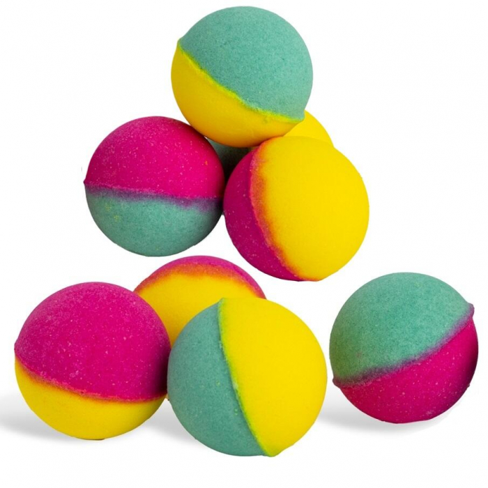 Set 8 bile efervescente de baie Rainbow, IDC Institute 99025, 8 x 15g [2]
