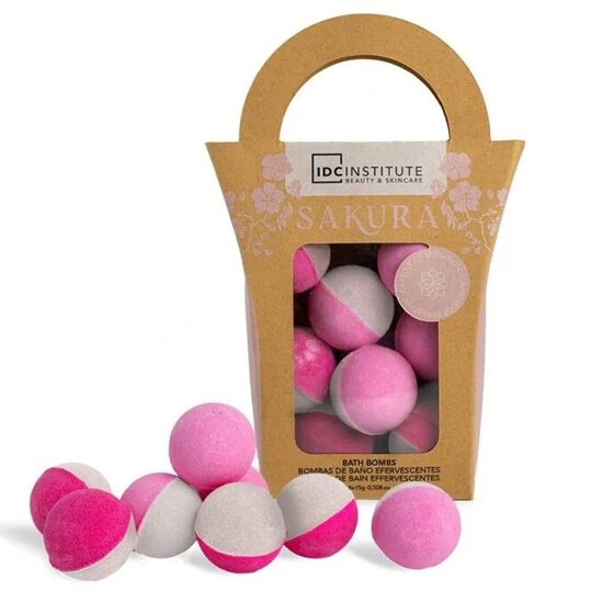Set 8 bile efervescente de baie Sakura, IDC Institute 99021, 8 x 15g [1]