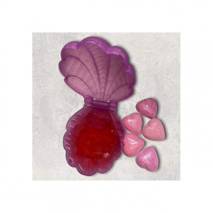 Set 8 bombe de baie inimioare, My Best Friends, Martinelia 80 g [3]