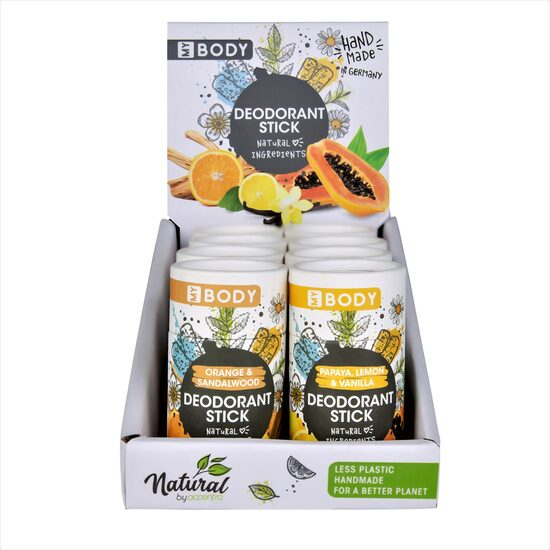 Set 8 Deodorante solid handmade My Body cu aroma de papaya/portocale Accentra 8257539, 40 g [1]