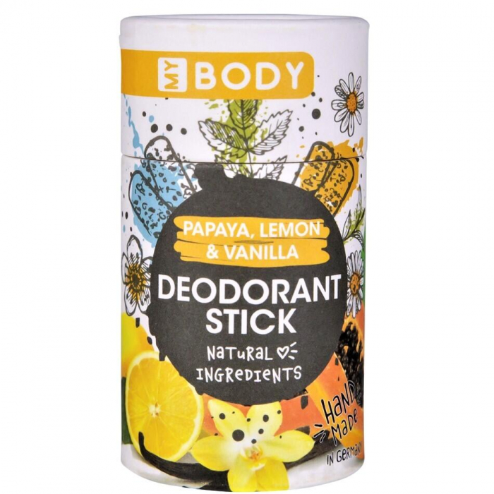 Set 8 Deodorante solid handmade My Body cu aroma de papaya/portocale Accentra 8257539, 40 g [3]