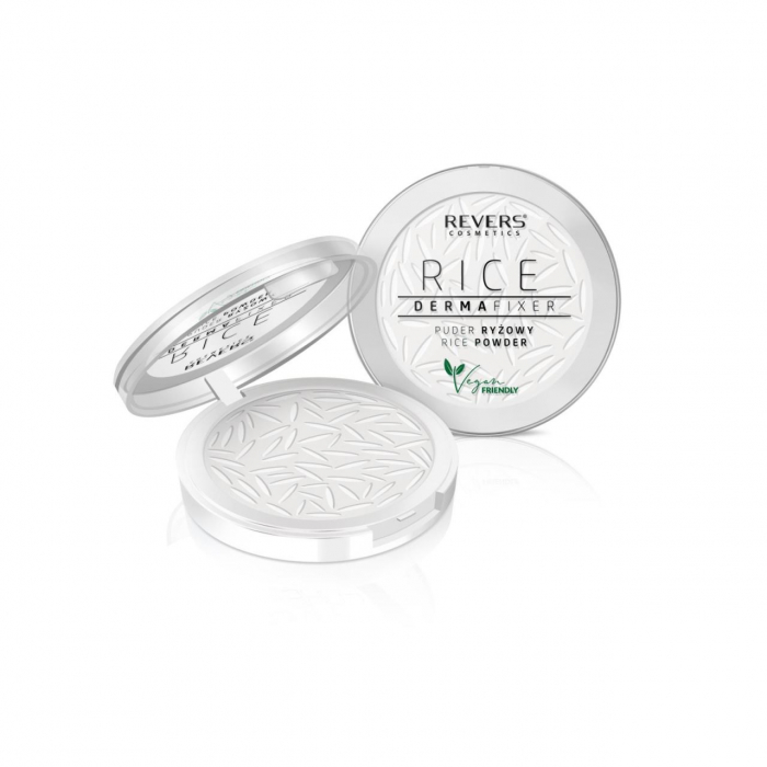 Set 9 bucati Pudra matifianta vegana orez Derma Fixer Revers 10 g [2]