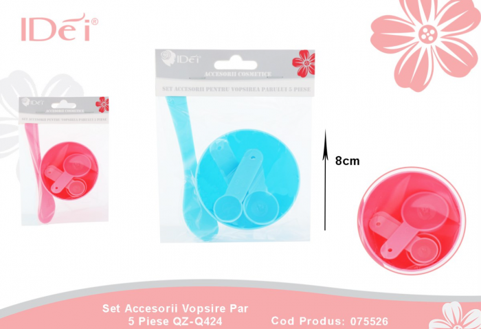 Accesorii pentru vopsirea parului IDei set 5 piese [2]