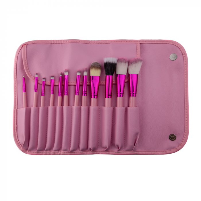 Set basic 12 pensule machiaj, Sweet Pink, Lila Rossa [3]