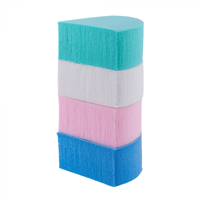 Set bureti Beautyblender, pentru aplicarea fondului de ten, in forma de triunghi, 4 buc [2]
