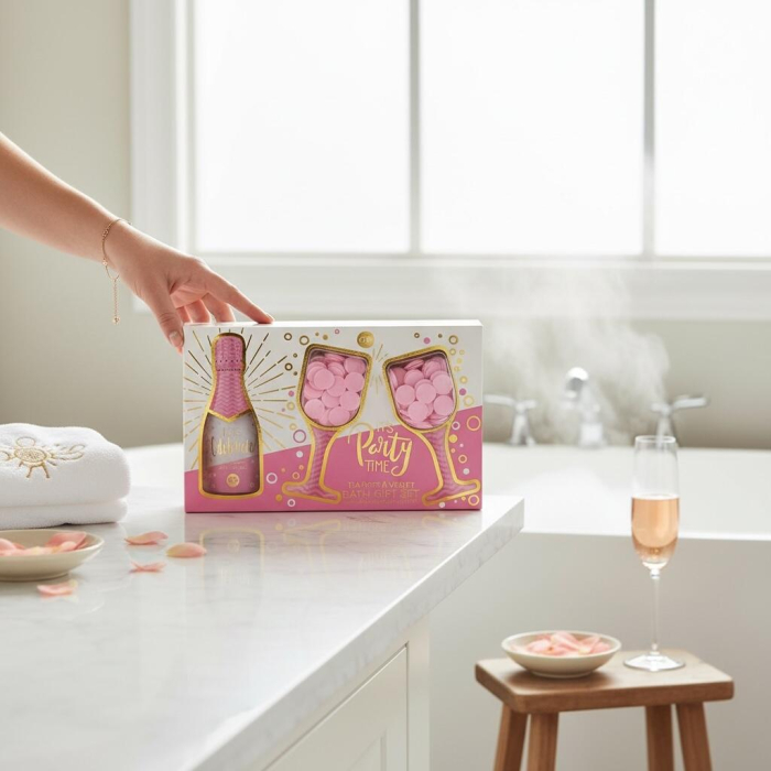 Set cadou baie Let’s Celebrate Tea Rose & Velvet, Accentra, 6060053 [2]