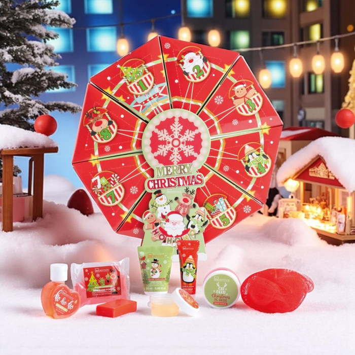 Set cadou rotativ de Crăciun – Merry Christmas Wheel Gift, IDC Institute,90374 [4]