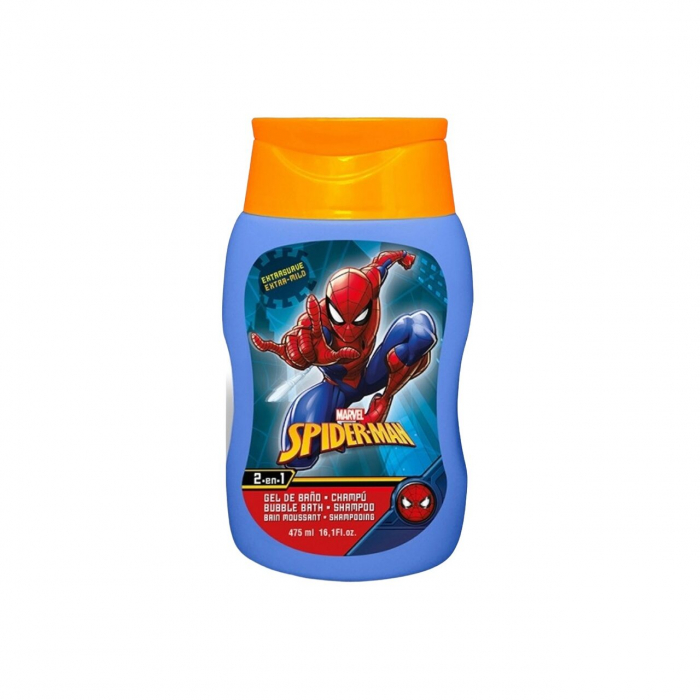 Set Spiderman, cu Spumant de baie si Sampon 475ml si balsam de buze, in borseta cool, Baieti [3]