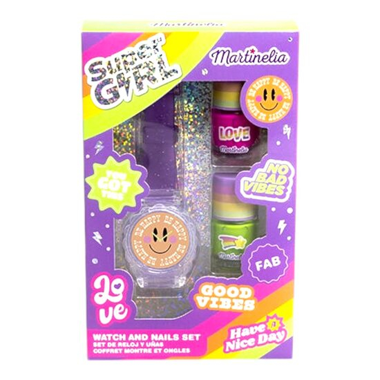 Set ceas, lac de unghii si luciu de buze Super Girl Martinelia 44056 [1]